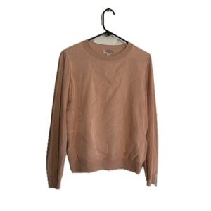 Forever 21 mesh/ knit sweater blush pink size medium